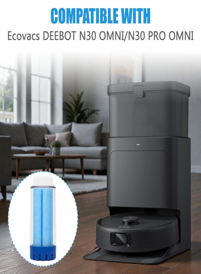 مجموعة KH866 من 6 قطع من منظف الأرضيات الصلب، مناسبة لروبوت التنظيف Ecovacs DEEBOT N30 OMNI / N30 PRO OMNI DSC060002، أزرق، منظف صلب، قطع غيار لمكنسة روبوت التنظيف - Image 3